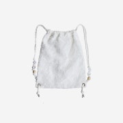 Saenginstudios Floral Lace 3-Way Bag White