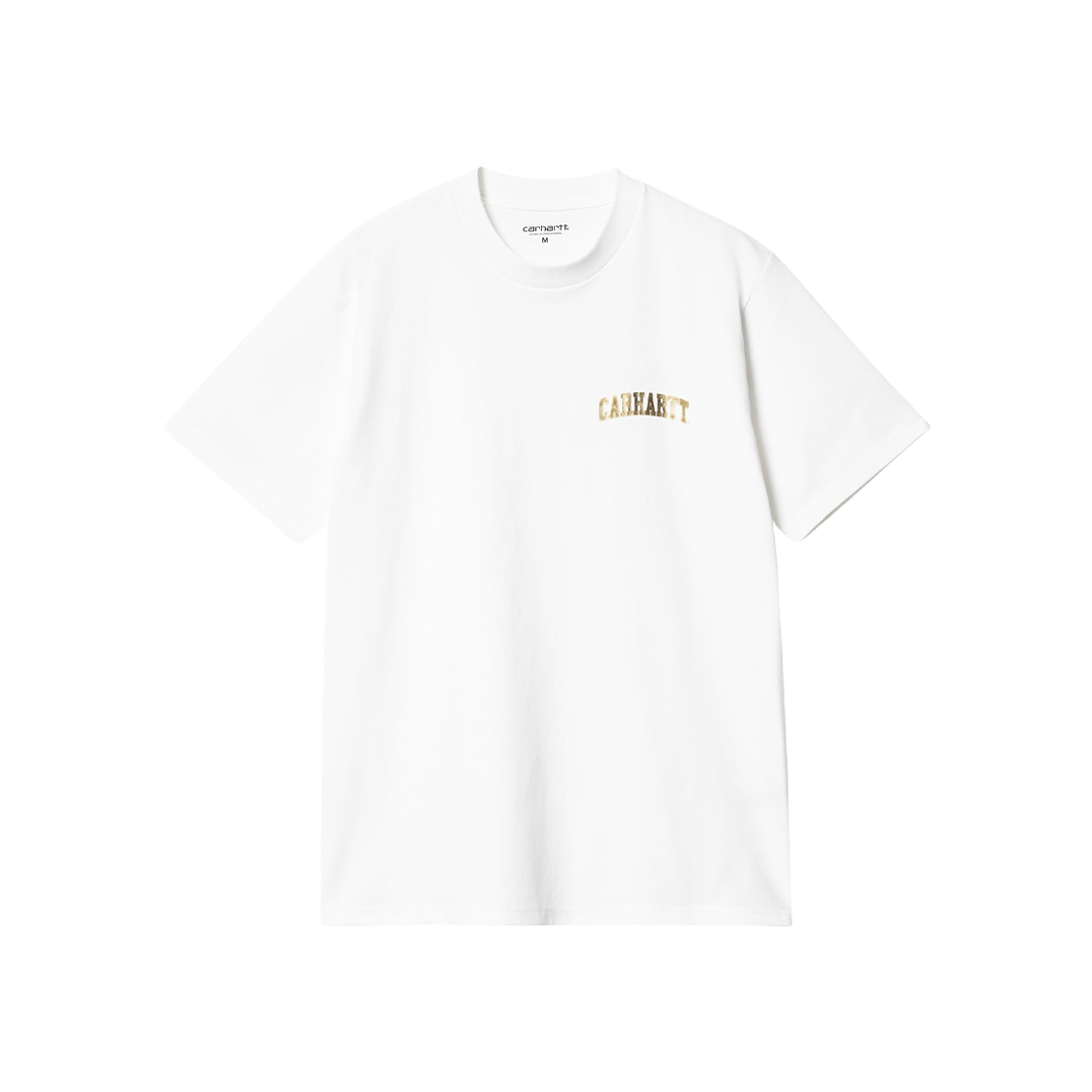 Carhartt WIP University Script T-Shirt White Gold 상세 이미지 1