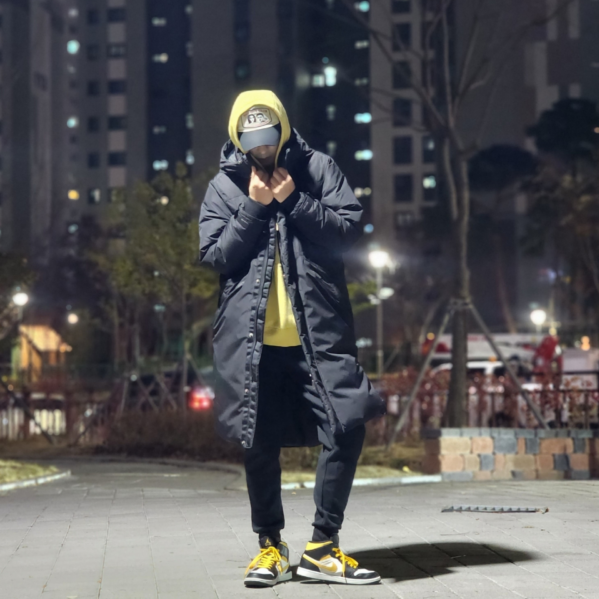 Nike NSW Club Fleece Pullover Hoodie Vivid Sulfur - US/EU, (GS) Jordan 1 Mid Pollen 착용 스타일 - 5