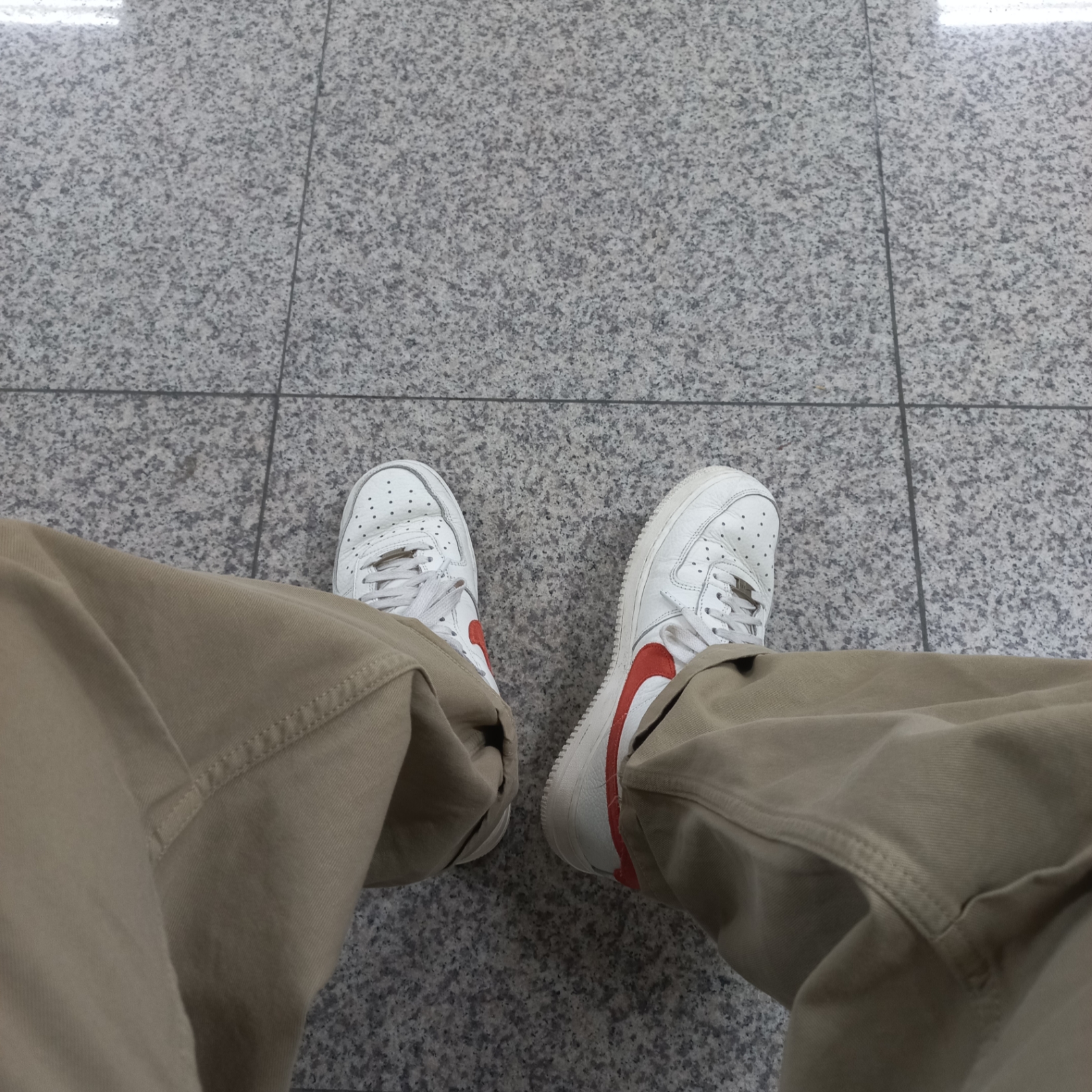 Nike Air Force 1 '07 Craft Mantra Orange 착용 스타일