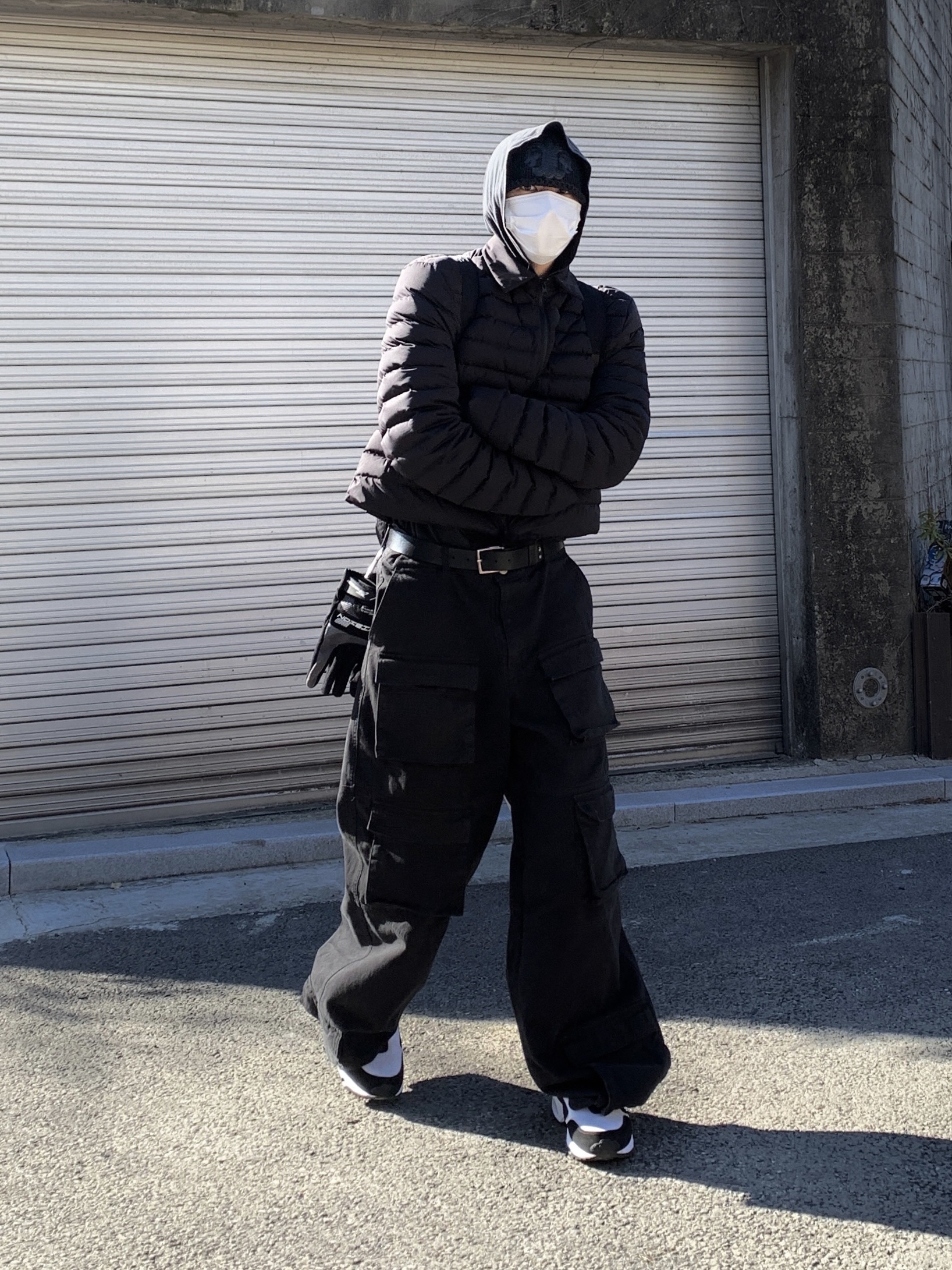 Nike x Comme des Garcons Homme Plus Air Max Sunder SP White Black, Our Legacy Slim Backpack Black Dense Liquid Nylon 착용 스타일 - 2
