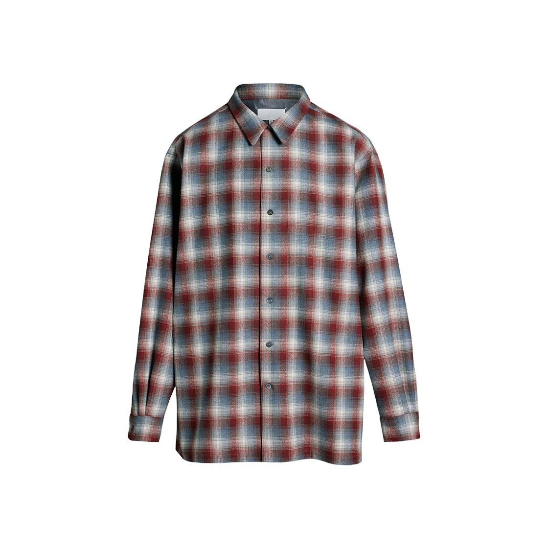 Maison Margiela Pendleton Oversized Shirt Rust 상세 이미지 1