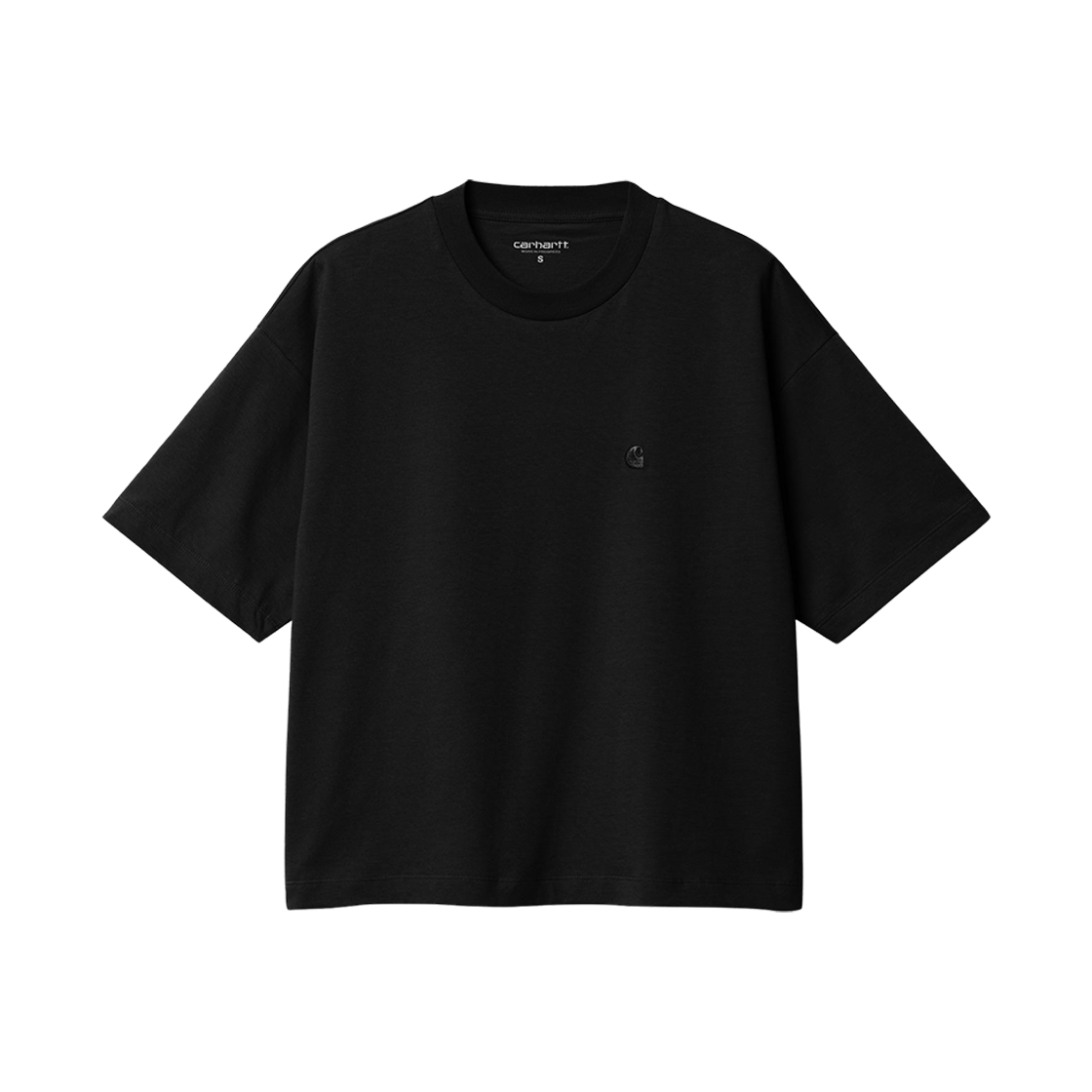 (W) Carhartt WIP Chester T-Shirt Black 상세 이미지 1