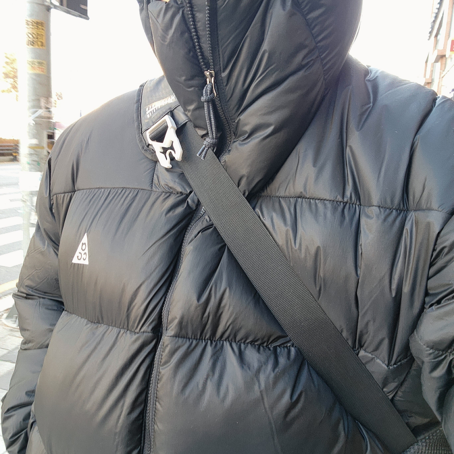 Nike ACG Therma-Fit ADV Lunar Lake Puffer Jacket Black - Asia 착용 스타일 - 1