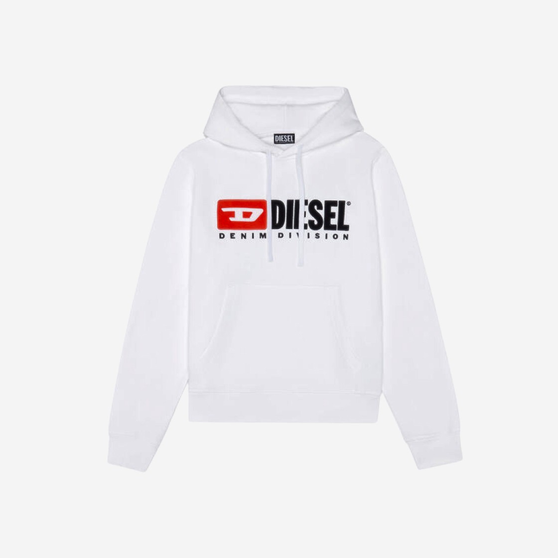 Diesel S-Ginn-Hood-Div Hoodie White 상세 이미지 1