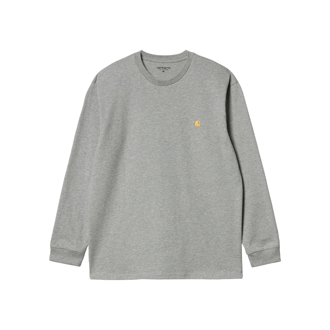 Carhartt WIP Chase Long Sleeve T-Shirt Grey Heather 상세 이미지 1