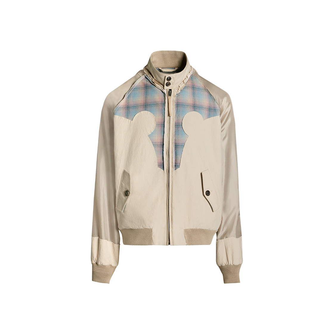 Maison Margiela Pendleton Yoke Bomber Jacket Beige 상세 이미지 1