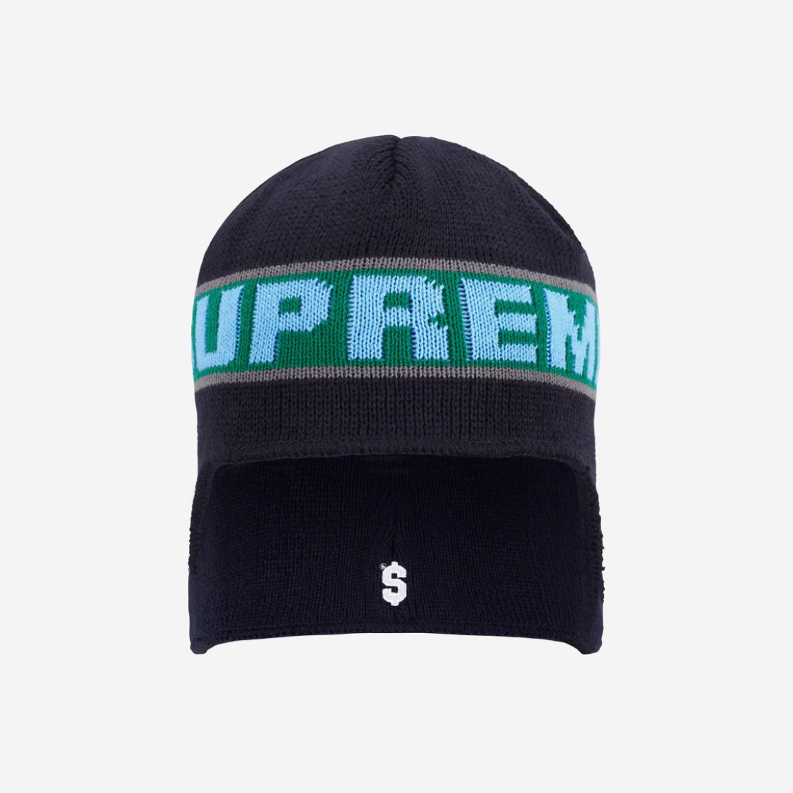 Supreme Earflap Beanie Navy - 23FW 상세 이미지 2