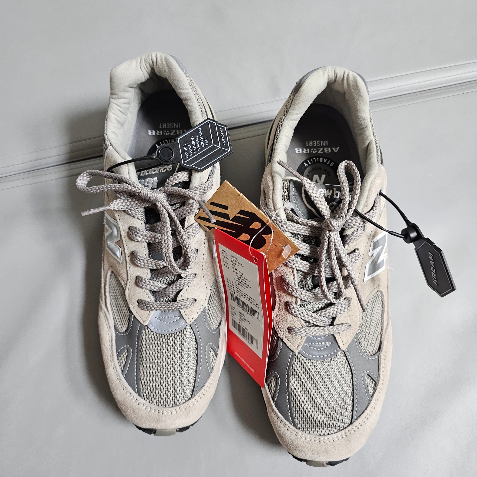 New Balance 991 Made in UK Grey 착용 스타일