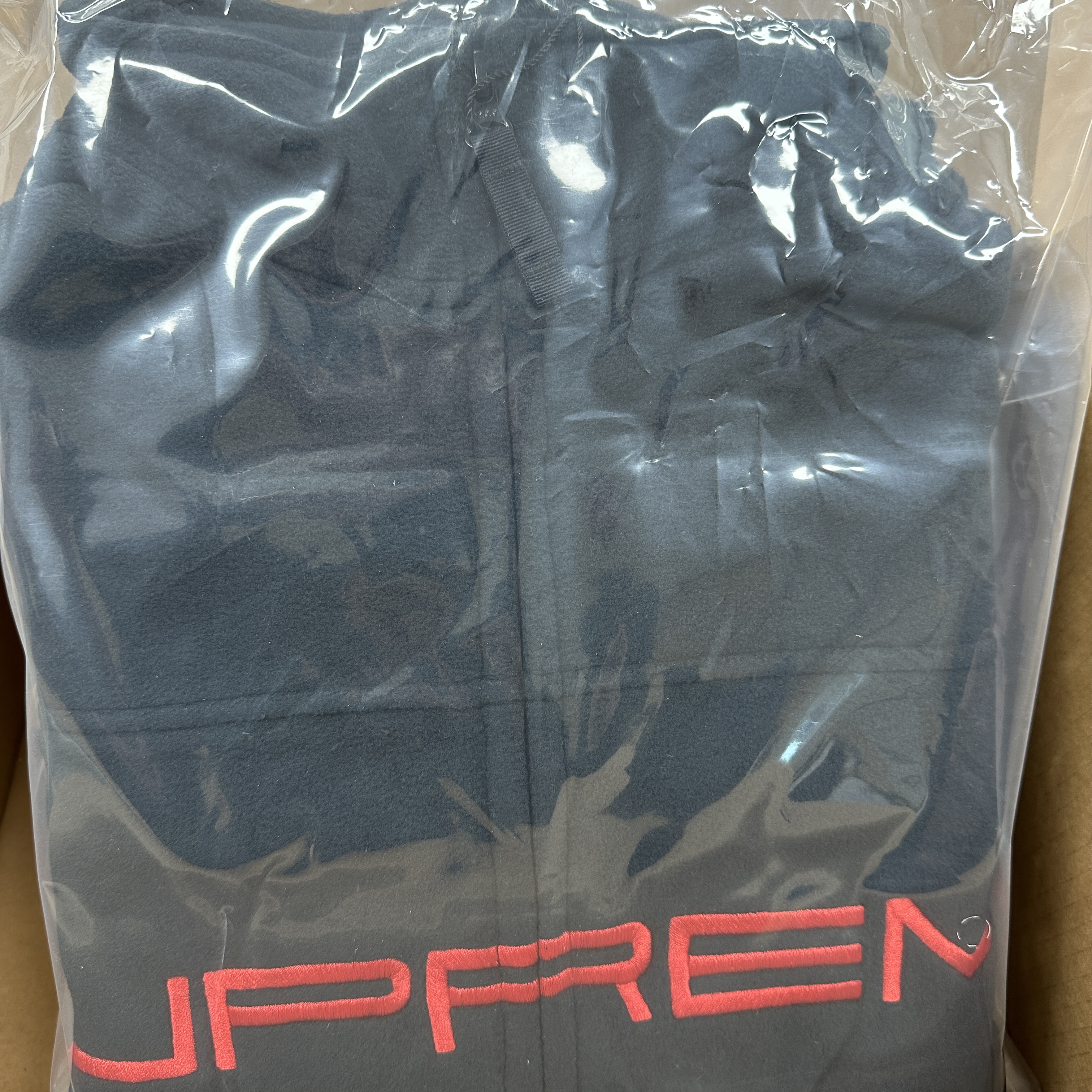 Supreme Polartec Zip Jacket Black - 23FW 착용 스타일