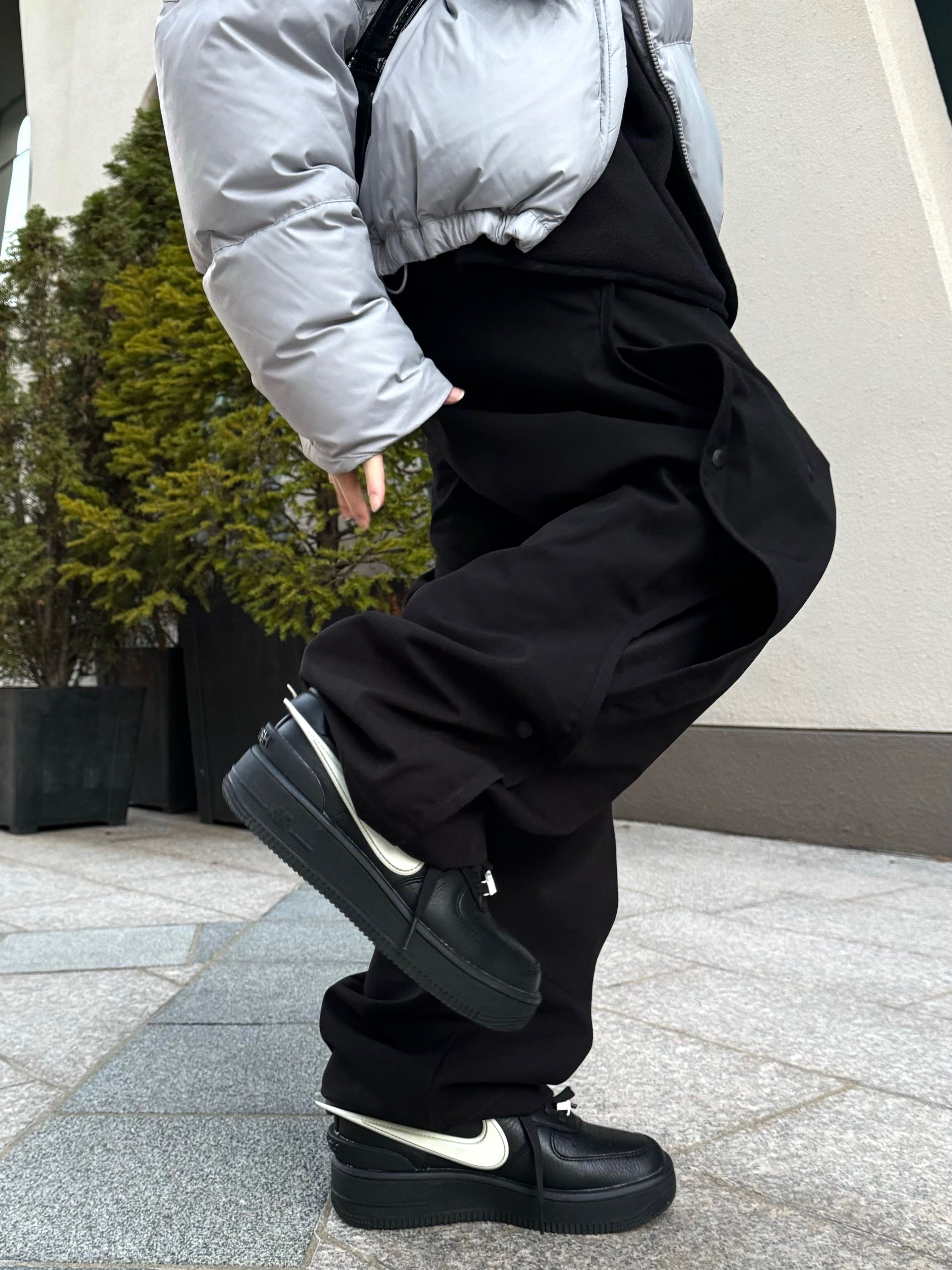 Nike x Ambush Air Force 1 Low SP Black, Sansan Gear Wave Pants Black - 22FW 착용 스타일 - 2