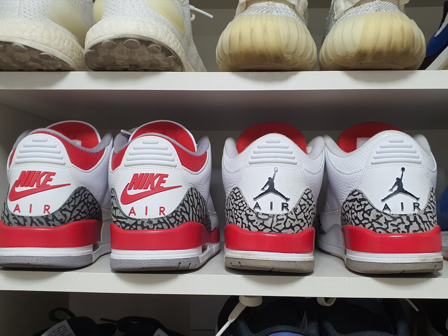 Jordan 3 Retro Fire Red 2022, Jordan 3 Retro Hall of Fame 착용 스타일