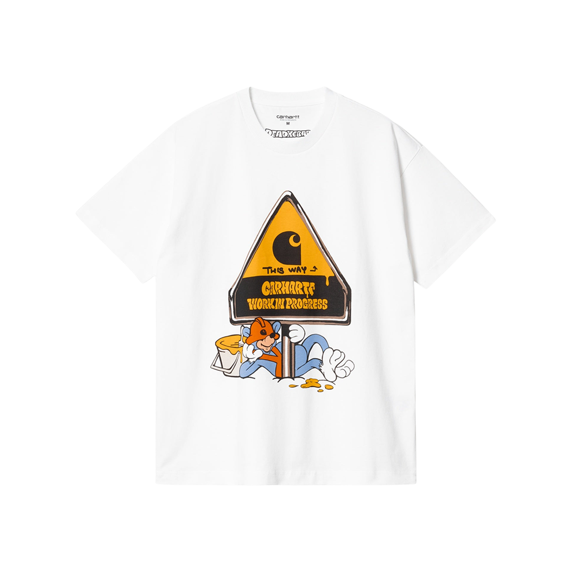 Carhartt WIP Deadkebab Workin On It T-Shirt White 상세 이미지 1