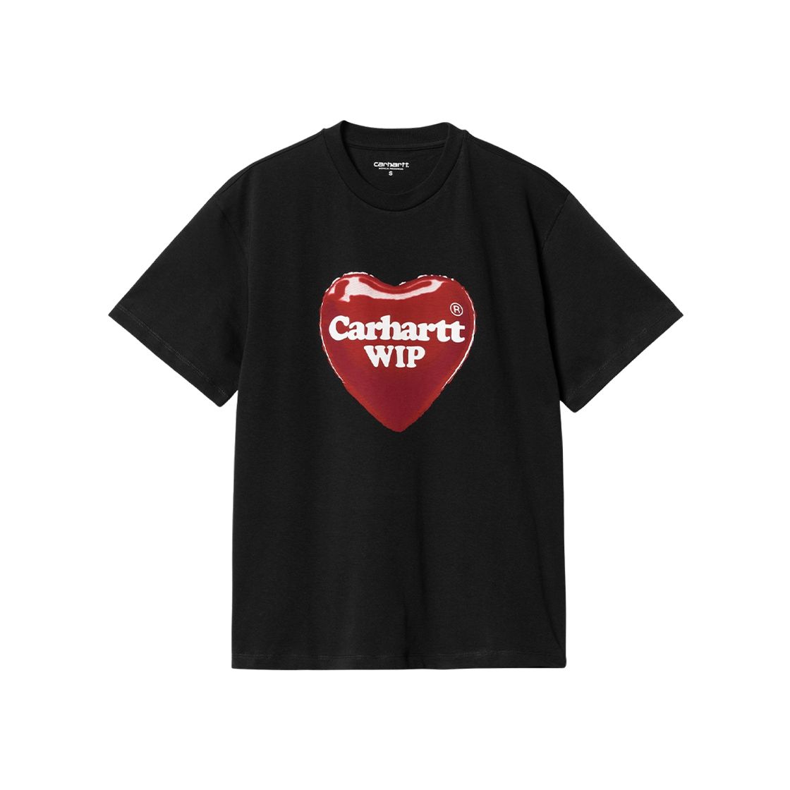 (W) Carhartt WIP Heart Balloon T-Shirt Black 상세 이미지 1