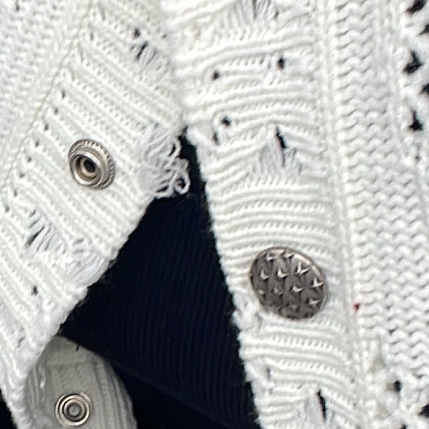 Thug Club Net Hoodie Knit White 착용 스타일 - 2