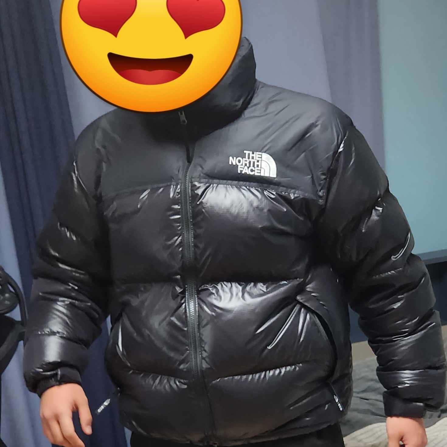 The North Face 1996 Eco Nuptse Jacket Real Black 착용 스타일