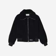 Saenginstudios Saengin Fleece 2Way Zip Up Jacket  Black
