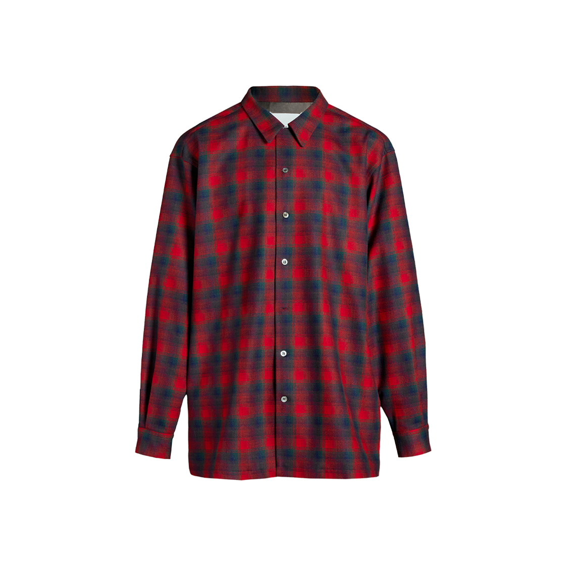 Maison Margiela Pendleton Oversized Shirt Red 상세 이미지 1