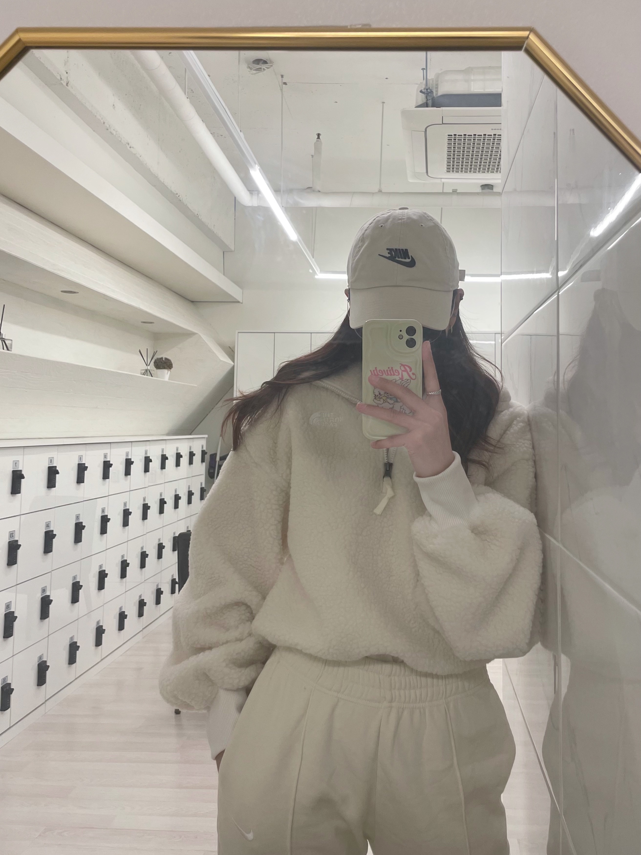 Nike Heritage 86 Futura Washed Cap Light Bone 착용 스타일 - 1