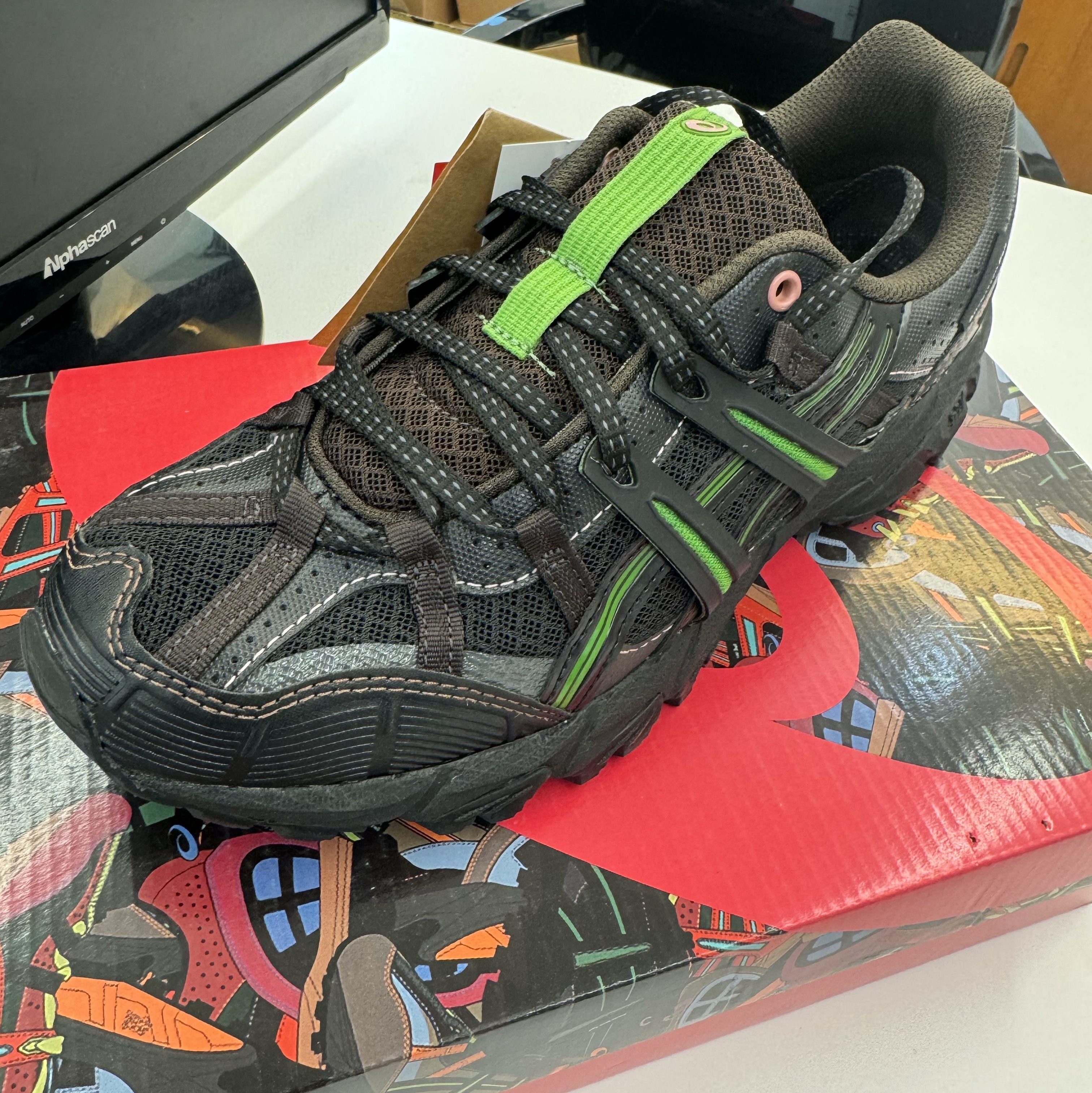 Asics x Andersson Bell Gel-Sonoma 15-50 Black Green 착용 스타일