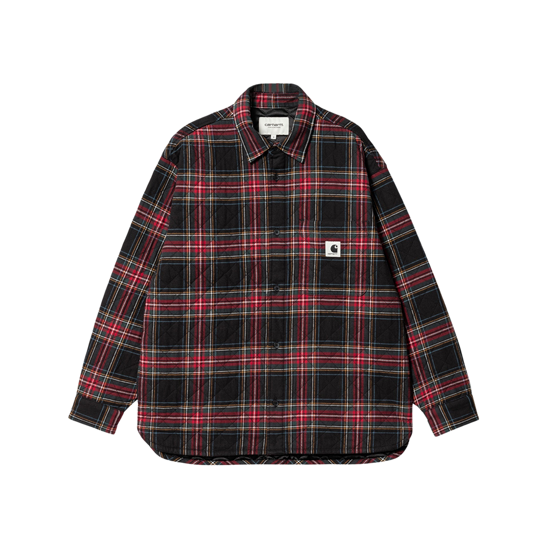 (W) Carhartt WIP Wiles Check Shirt Jacket Black 상세 이미지 1