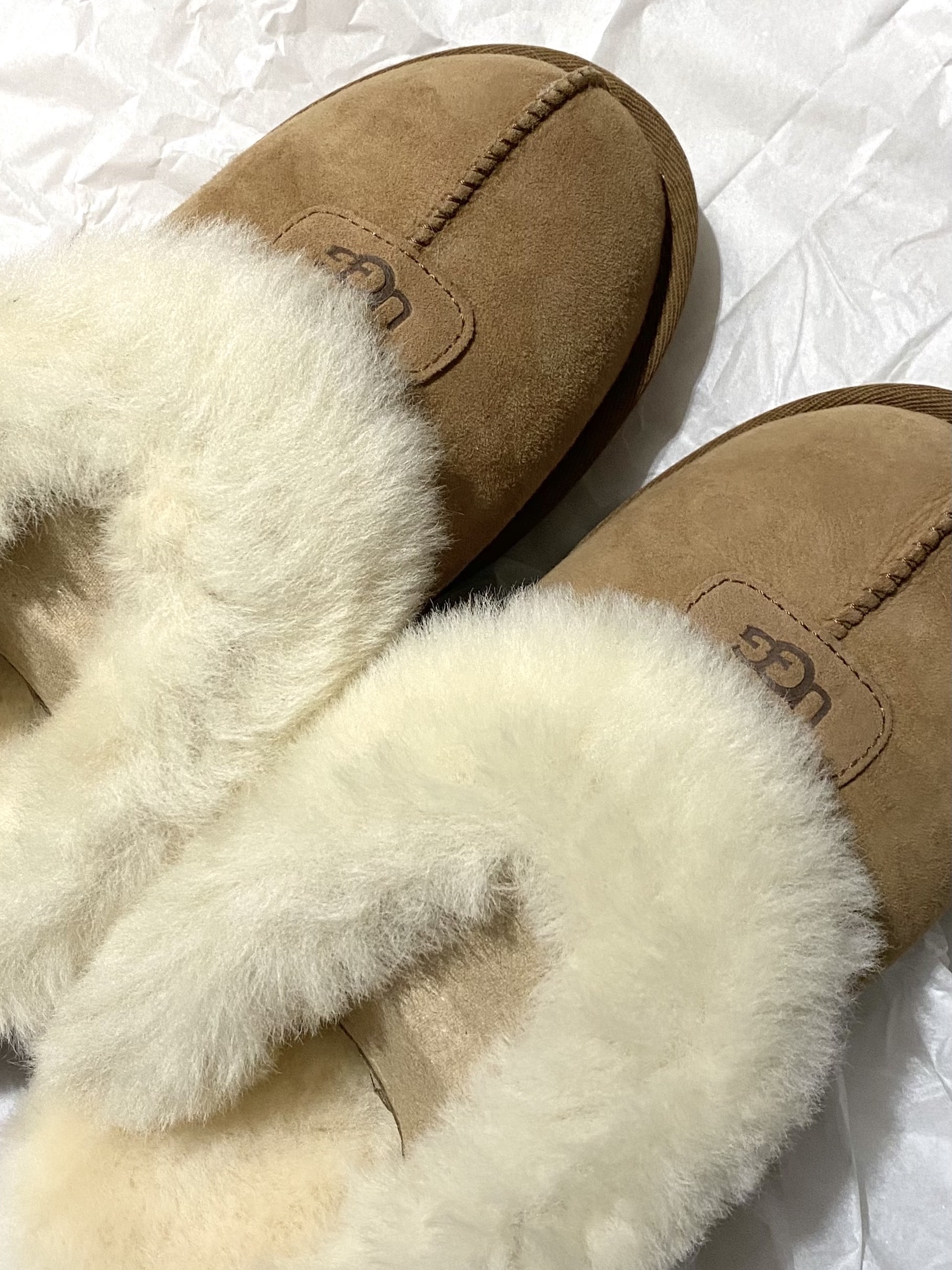 (W) UGG Coquette Slipper Chestnut 착용 스타일