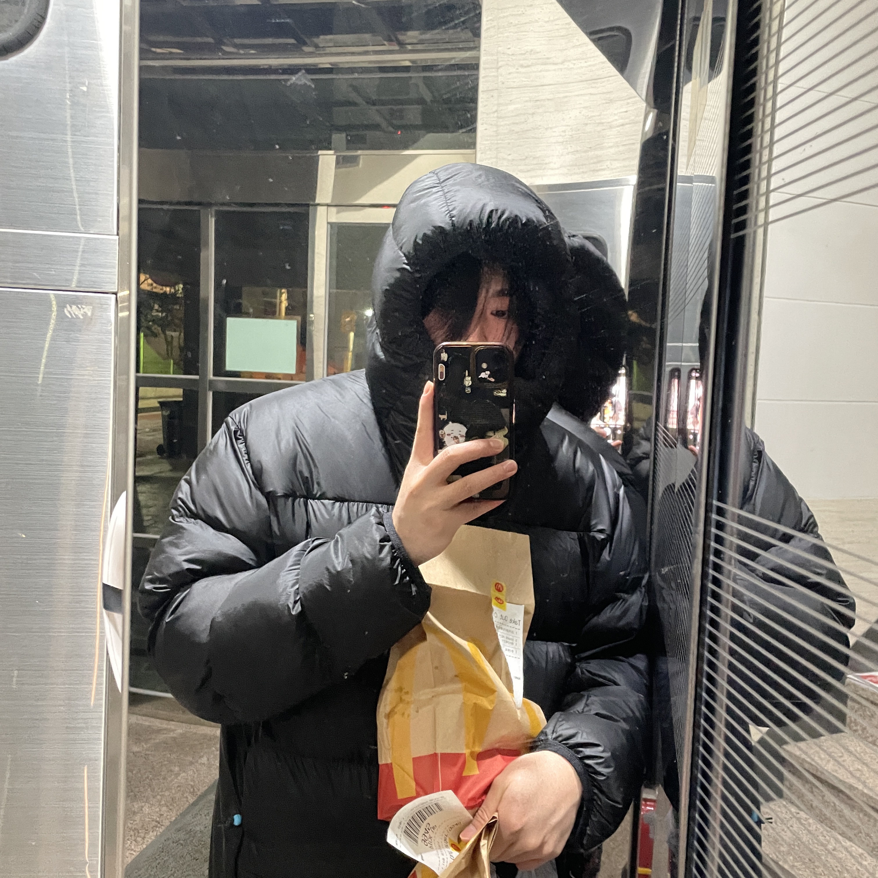 Nike ACG Therma-Fit ADV Lunar Lake Puffer Jacket Black - Asia 착용 스타일 - 1