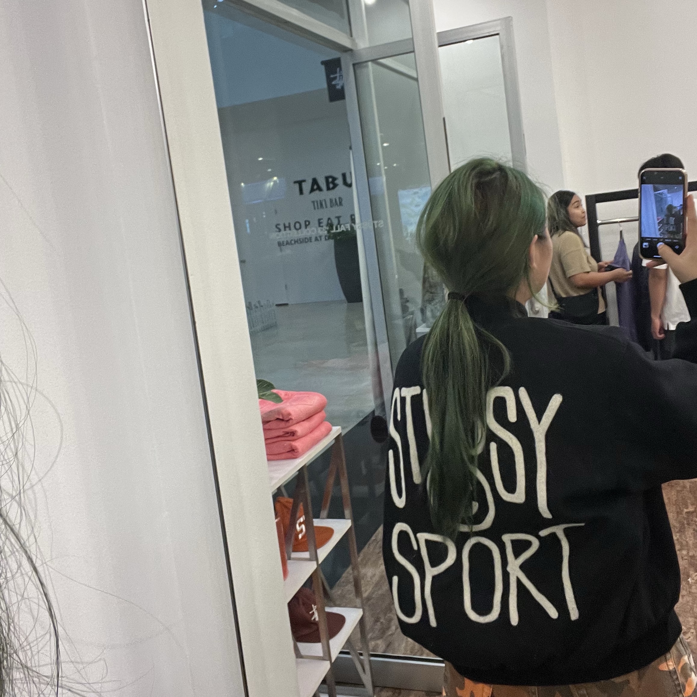 Stussy Sport Melton Varsity Jacket Royal, Stussy Sport Melton Varsity Jacket Black 착용 스타일 - 4