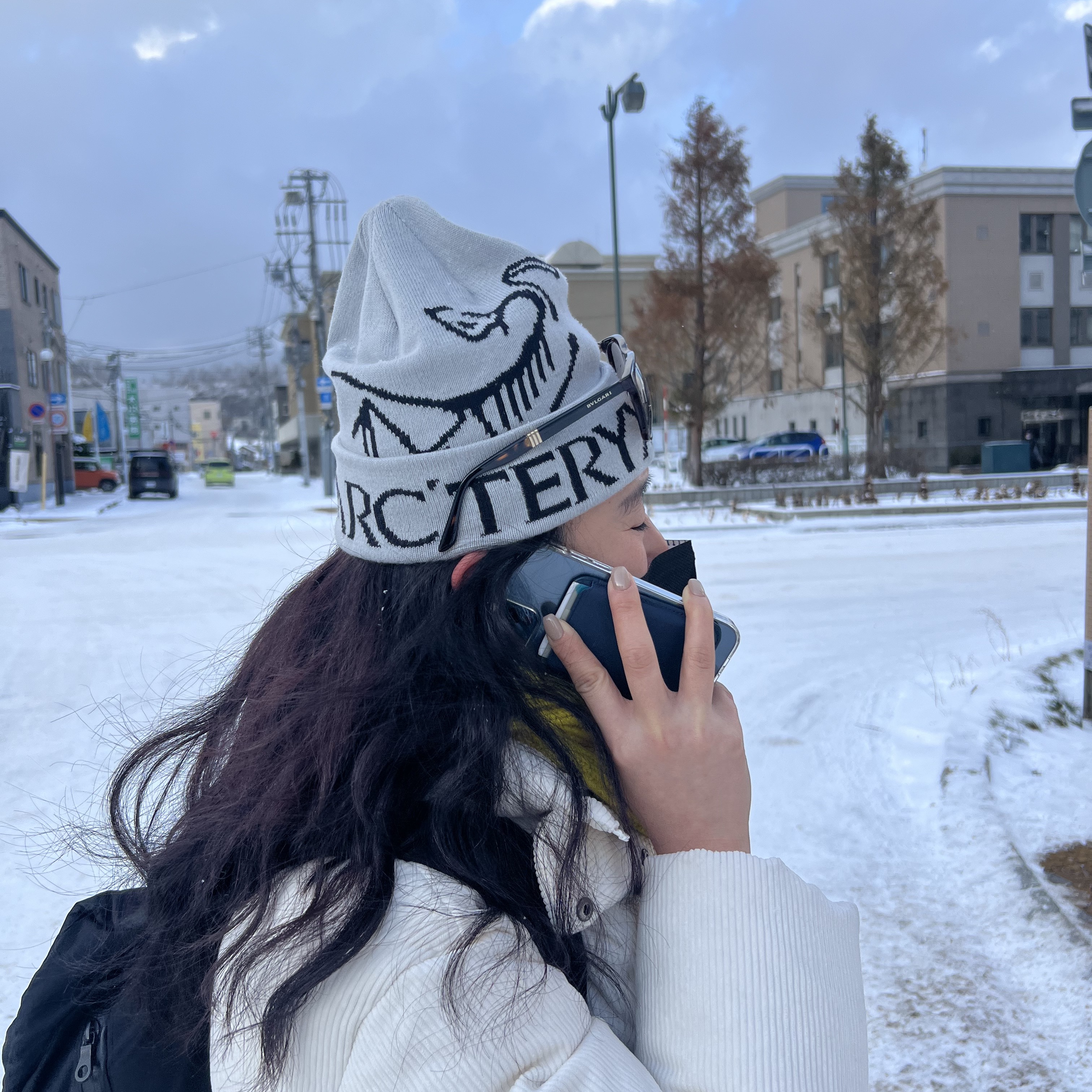 Arc'teryx Bird Word Toque Orca 착용 스타일 - 1