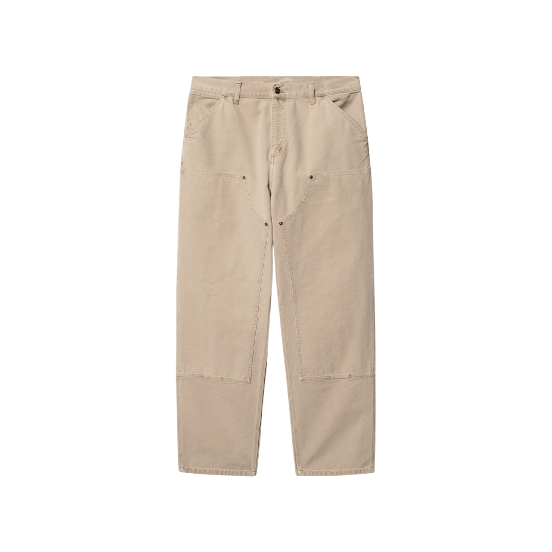 Carhartt WIP Dearborn Canvas Faded Double Knee Pants Dusty Hamilton Brown 상세 이미지 1