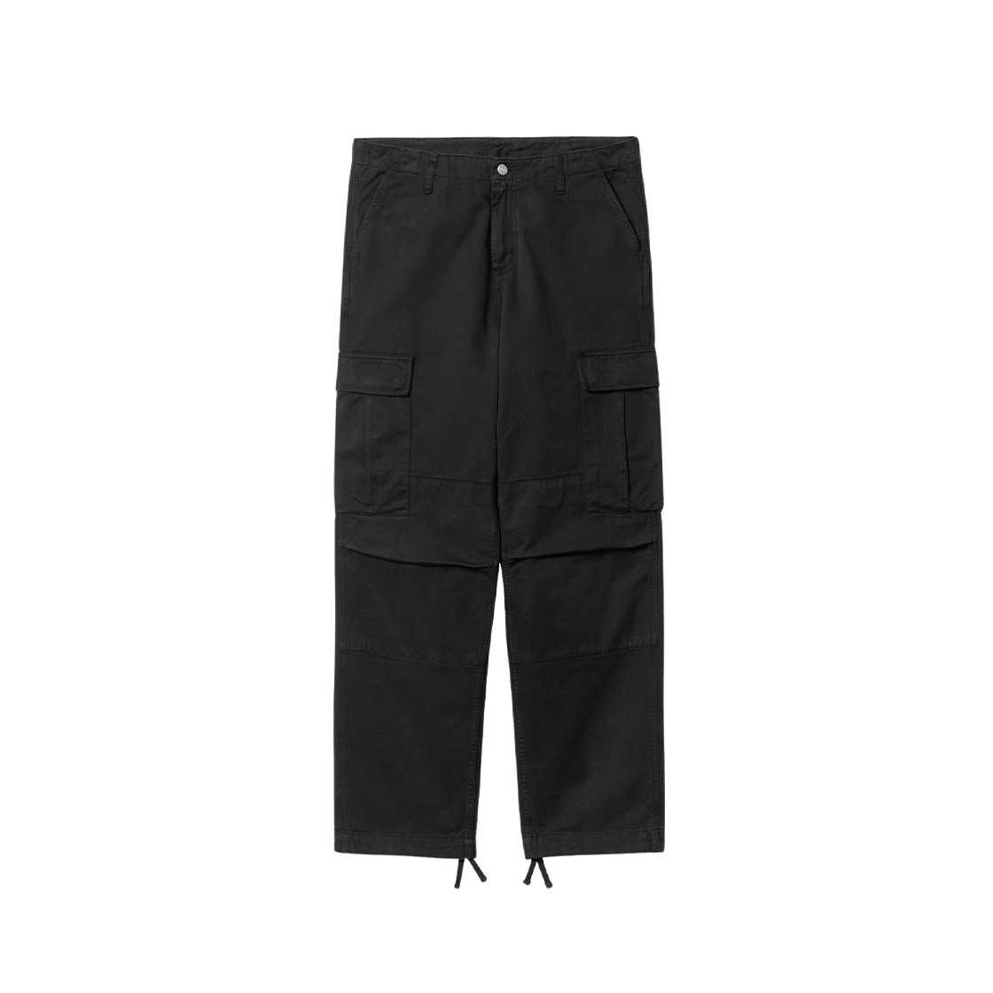 Carhartt WIP Moraga Twill Regular Cargo Pants Black 상세 이미지 2