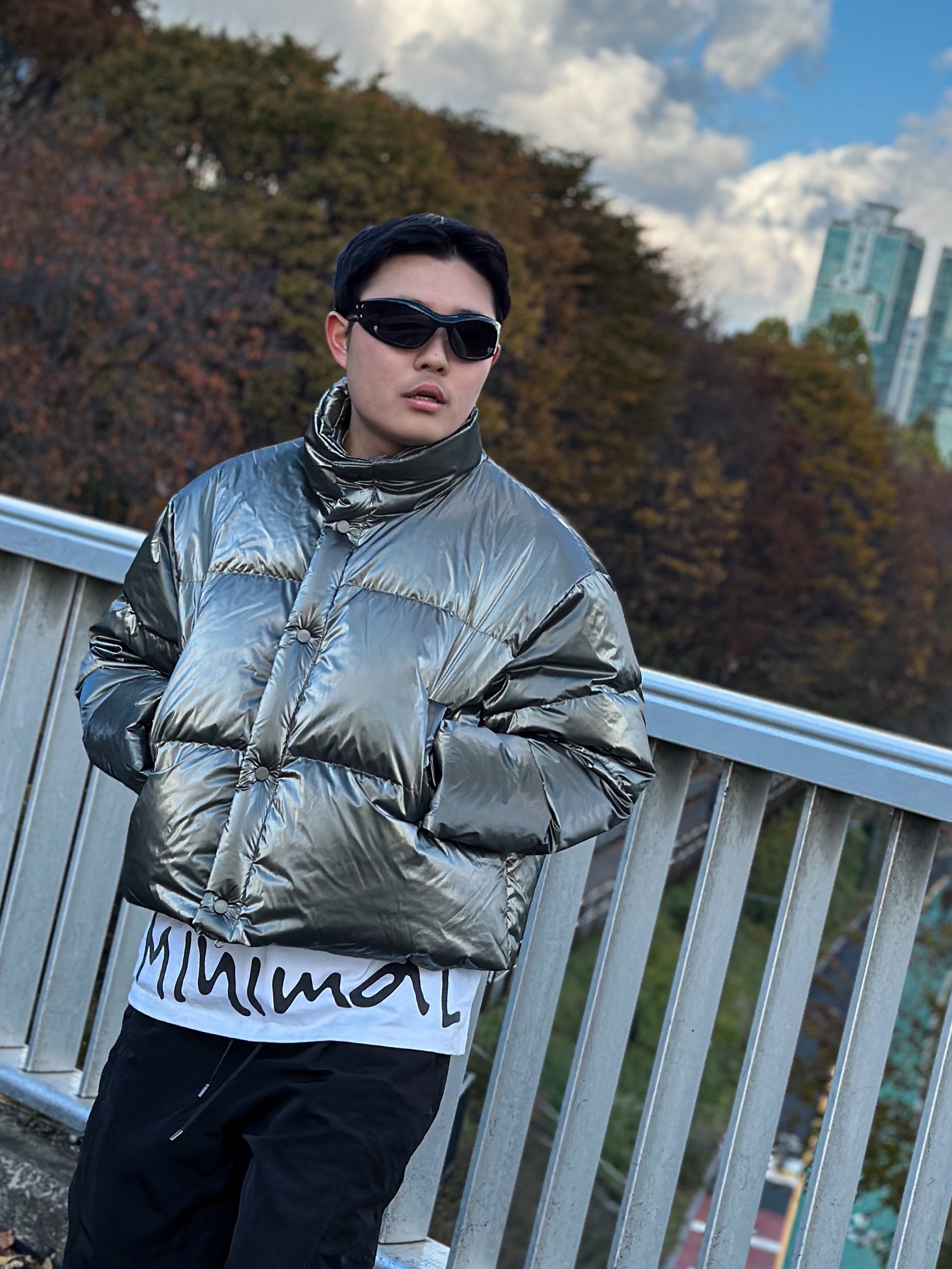 Sunnei Leather Dreamy Black 착용 스타일 - 4