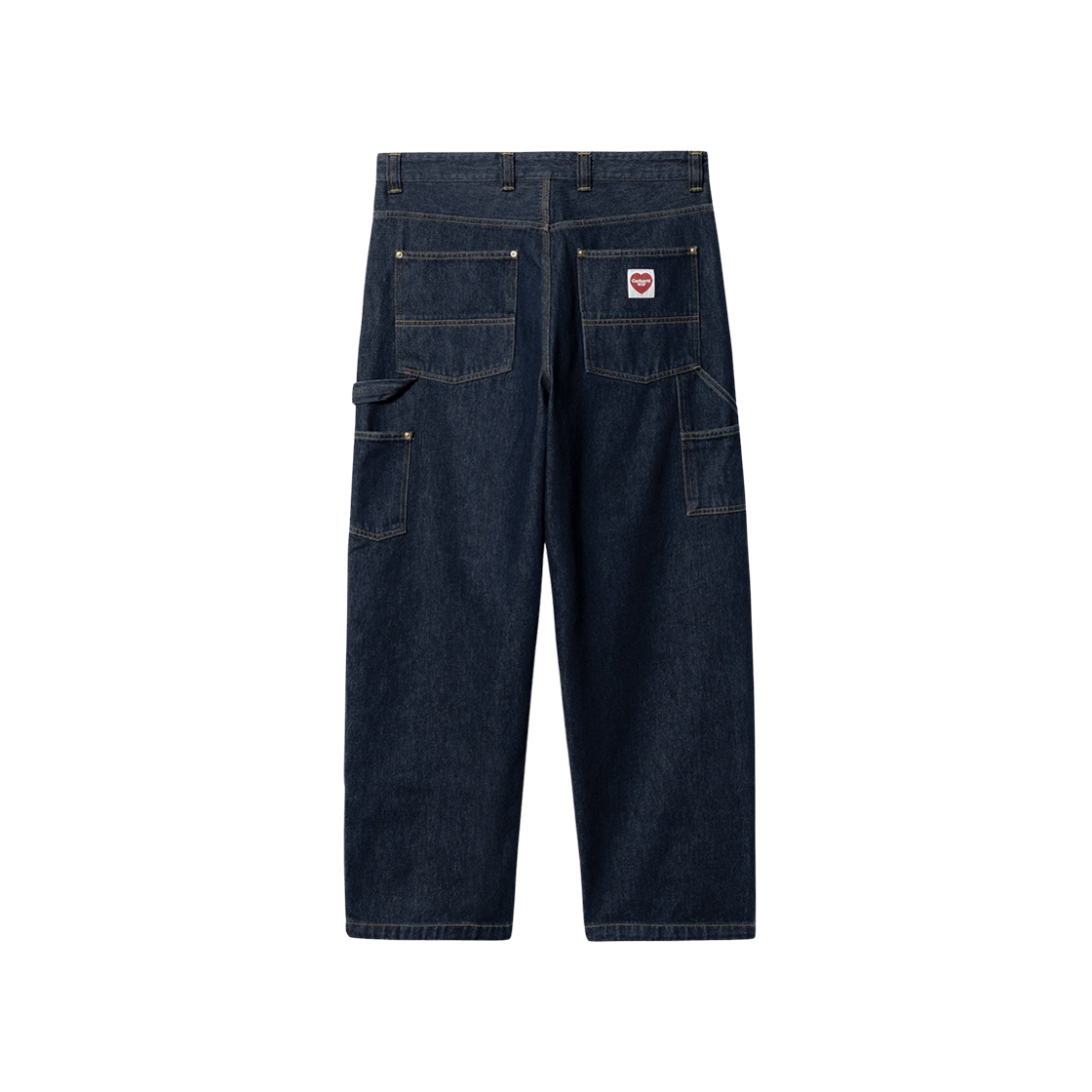 Carhartt WIP Nash Loose Fit Double Knee Pants Blue Rinsed 상세 이미지 1