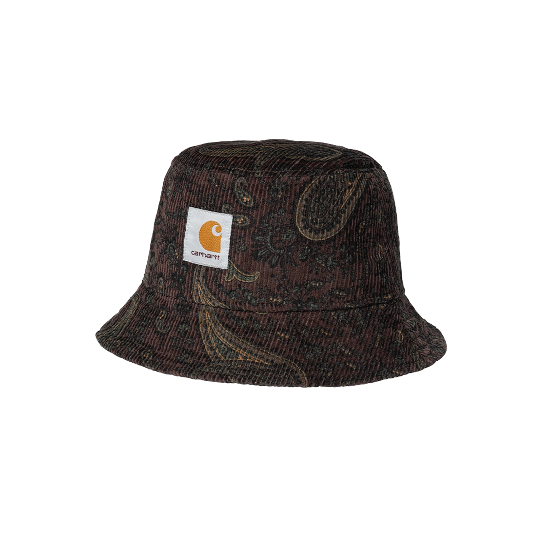 Carhartt WIP Cord Bucket Hat Buckeye Paisley Print 상세 이미지 1