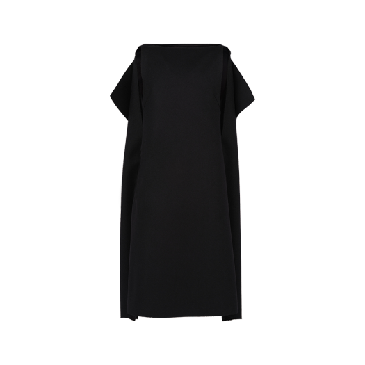 (W) 메종 마르지엘라 케이프 드레스 블랙