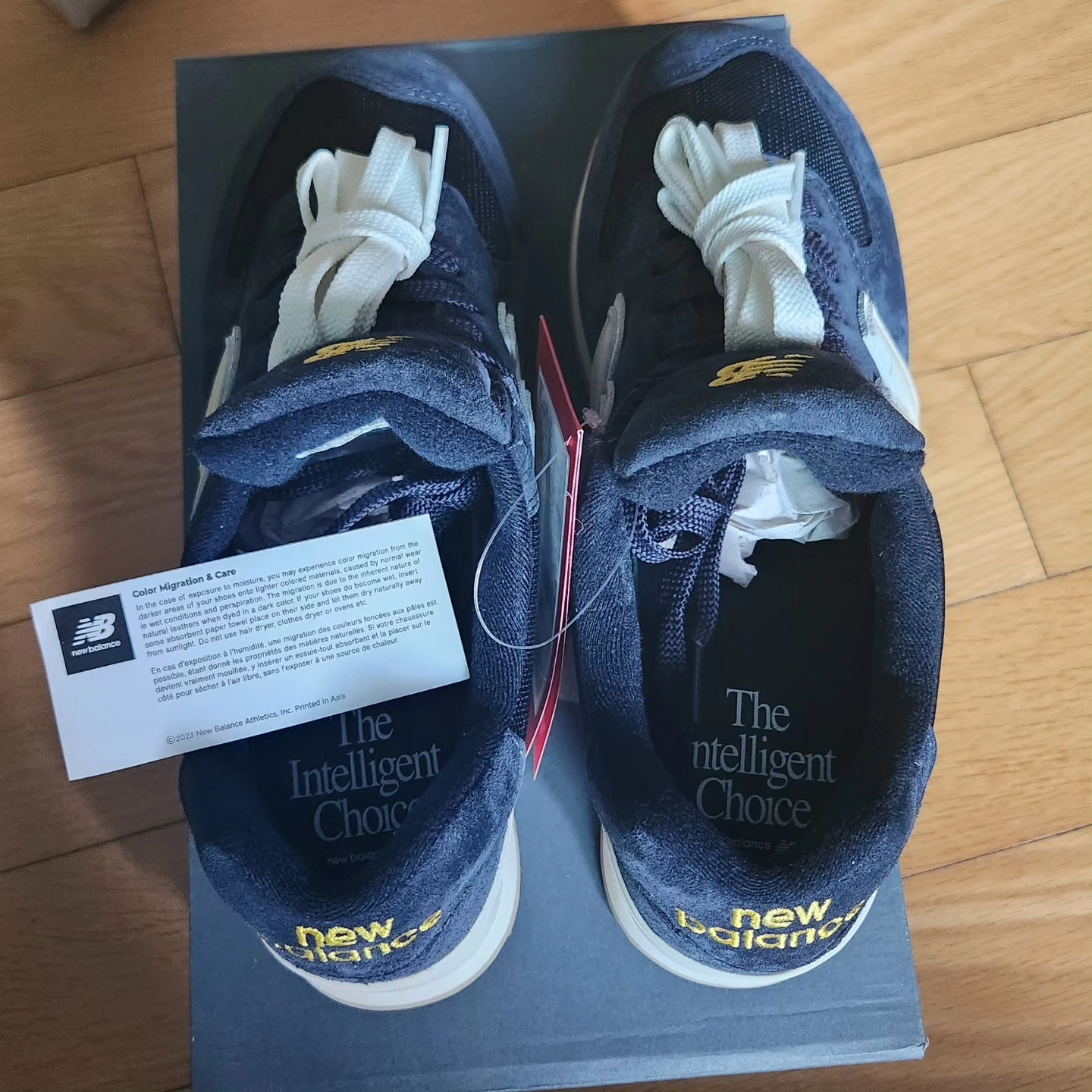 New Balance x Recto 574 Faded Navy Classic 착용 스타일