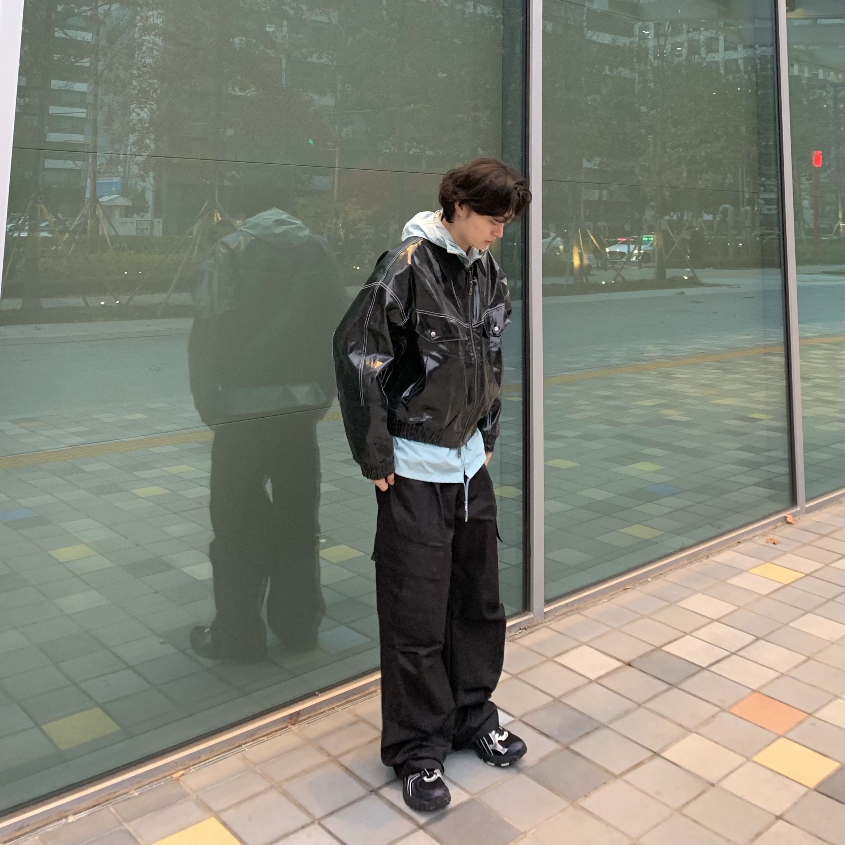 Asics x Atmos x Undermycar Gel-Kayano 14 Black Pure Silver 착용 스타일 - 3