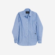 Saenginstudios Silky Stripe Shirt Blue