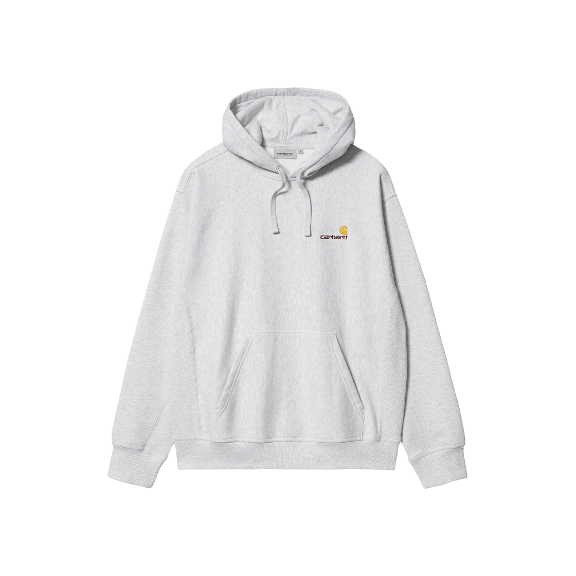 Carhartt WIP Hooded American Script Sweatshirt Ash Heather 상세 이미지 1