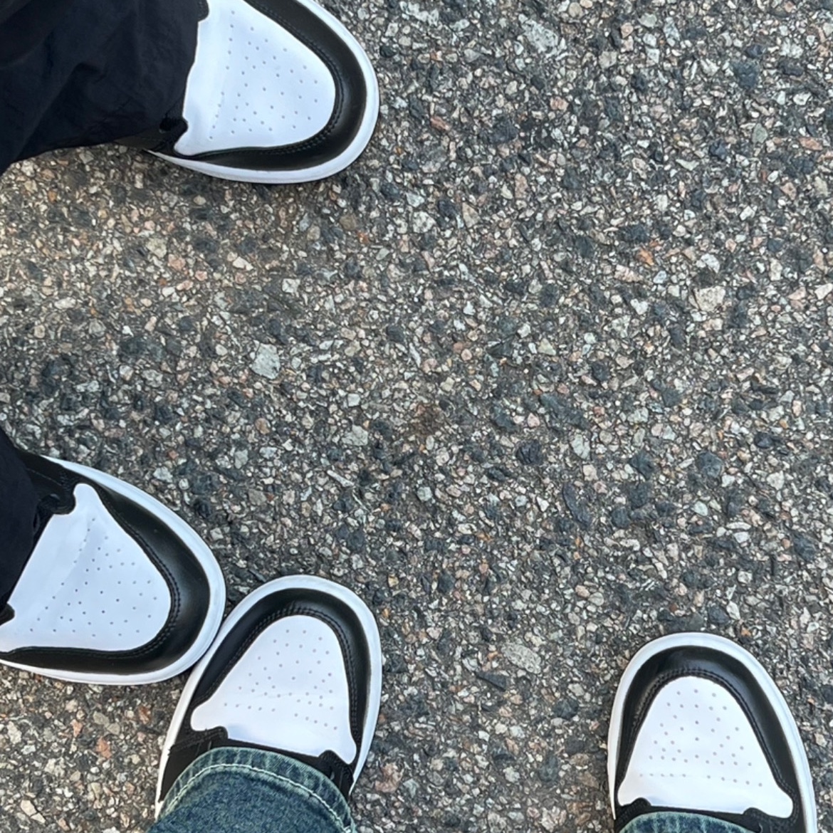 (W) Jordan 1 Low Black and White 착용 스타일