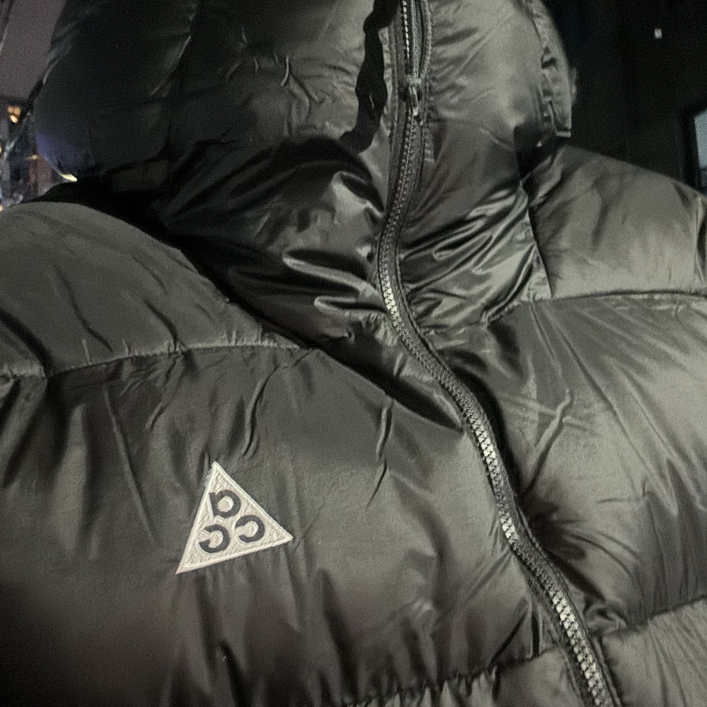 Nike ACG Therma-Fit ADV Lunar Lake Puffer Jacket Black - Asia 착용 스타일