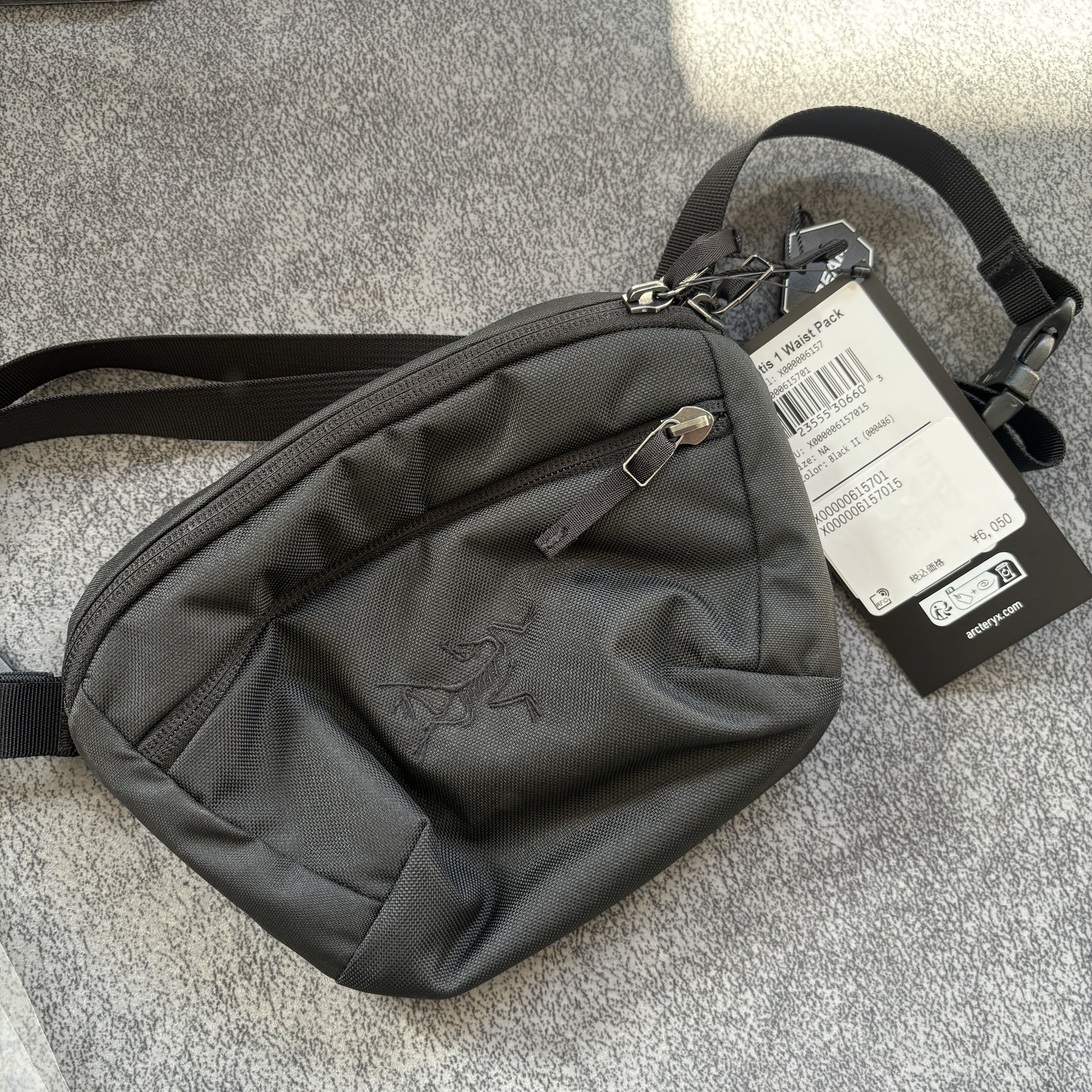 Arc'teryx Mantis 1 Waistpack Black II 착용 스타일