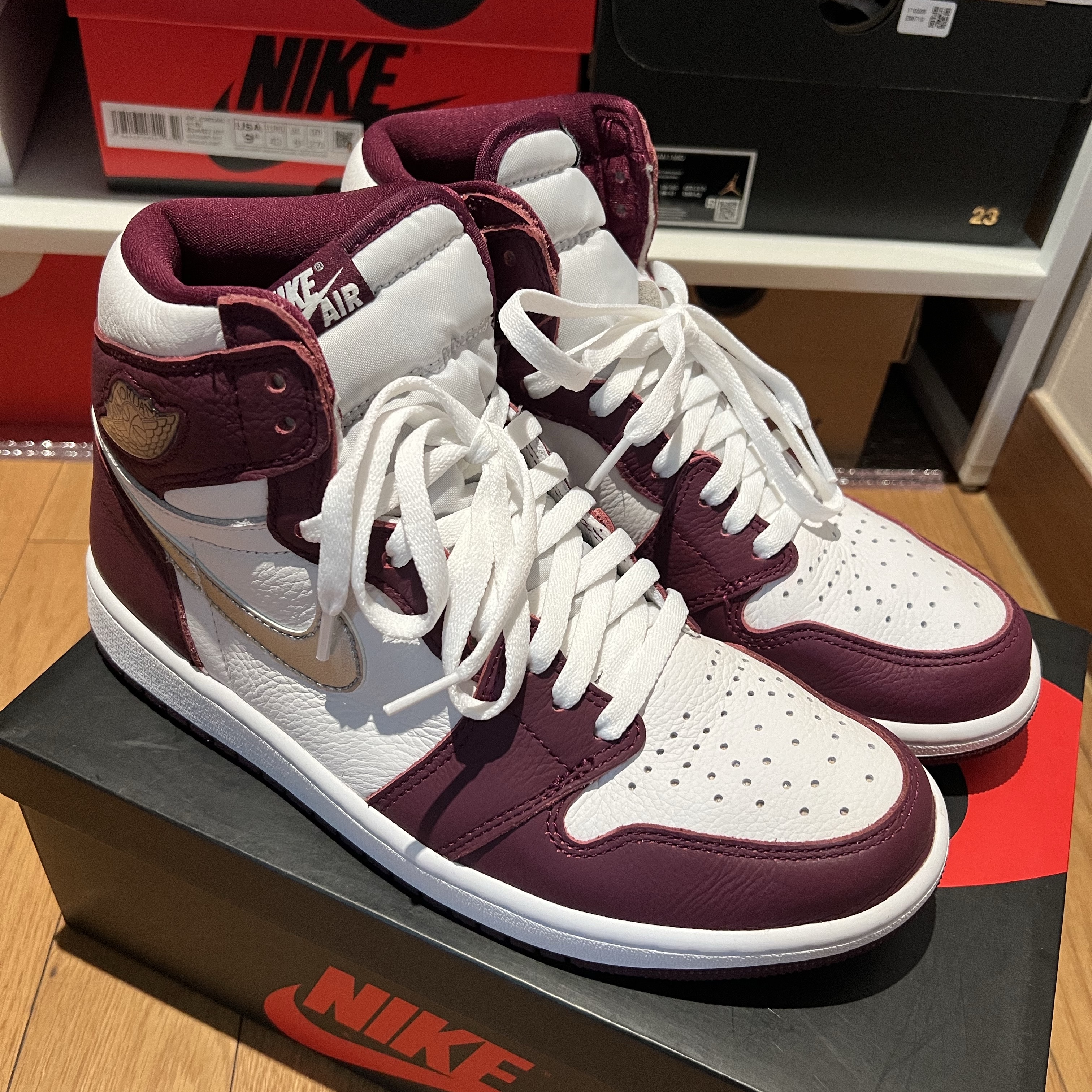 Jordan 1 Retro High OG Bordeaux 착용 스타일