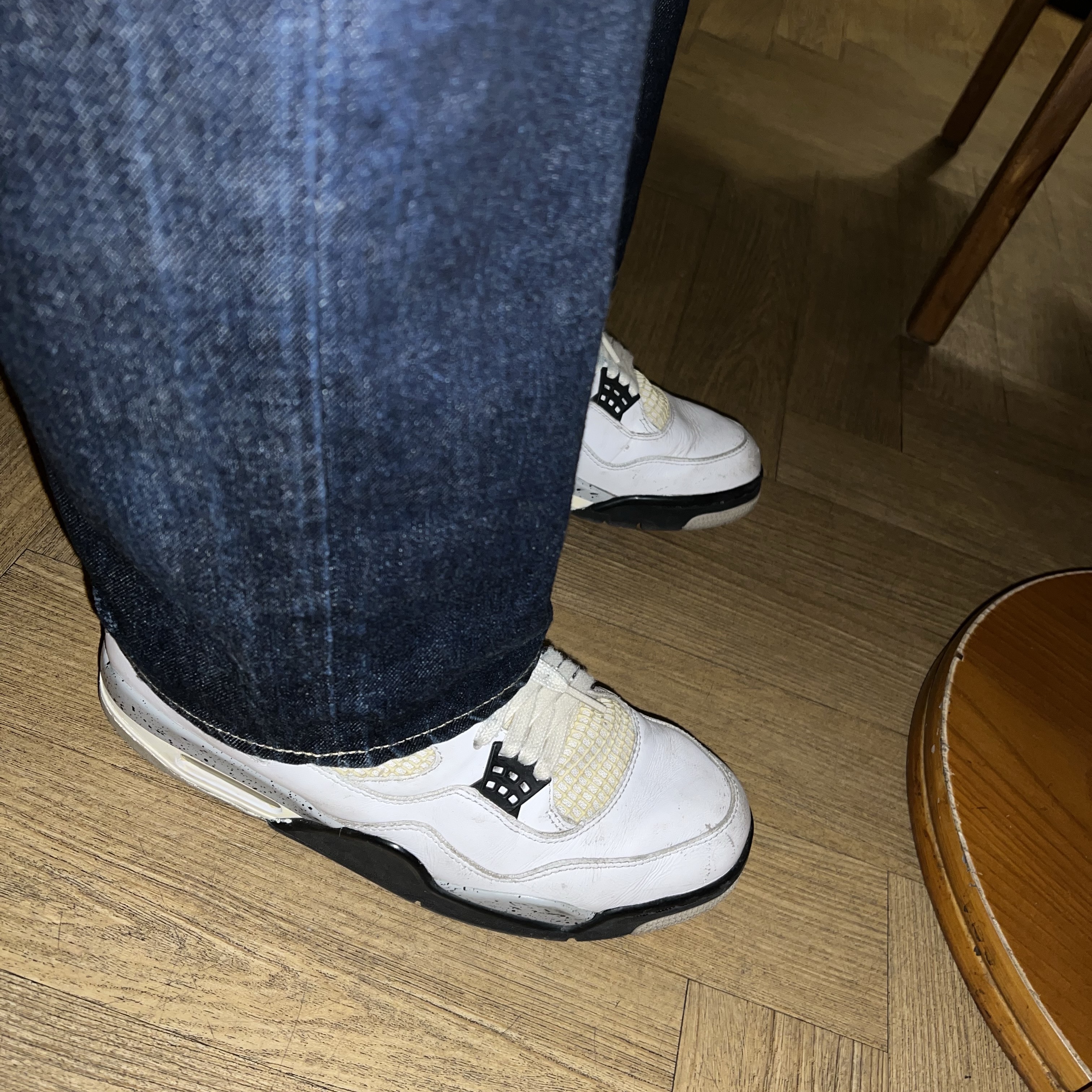 Jordan 4 Retro OG White Cement 2016 착용 스타일 - 1