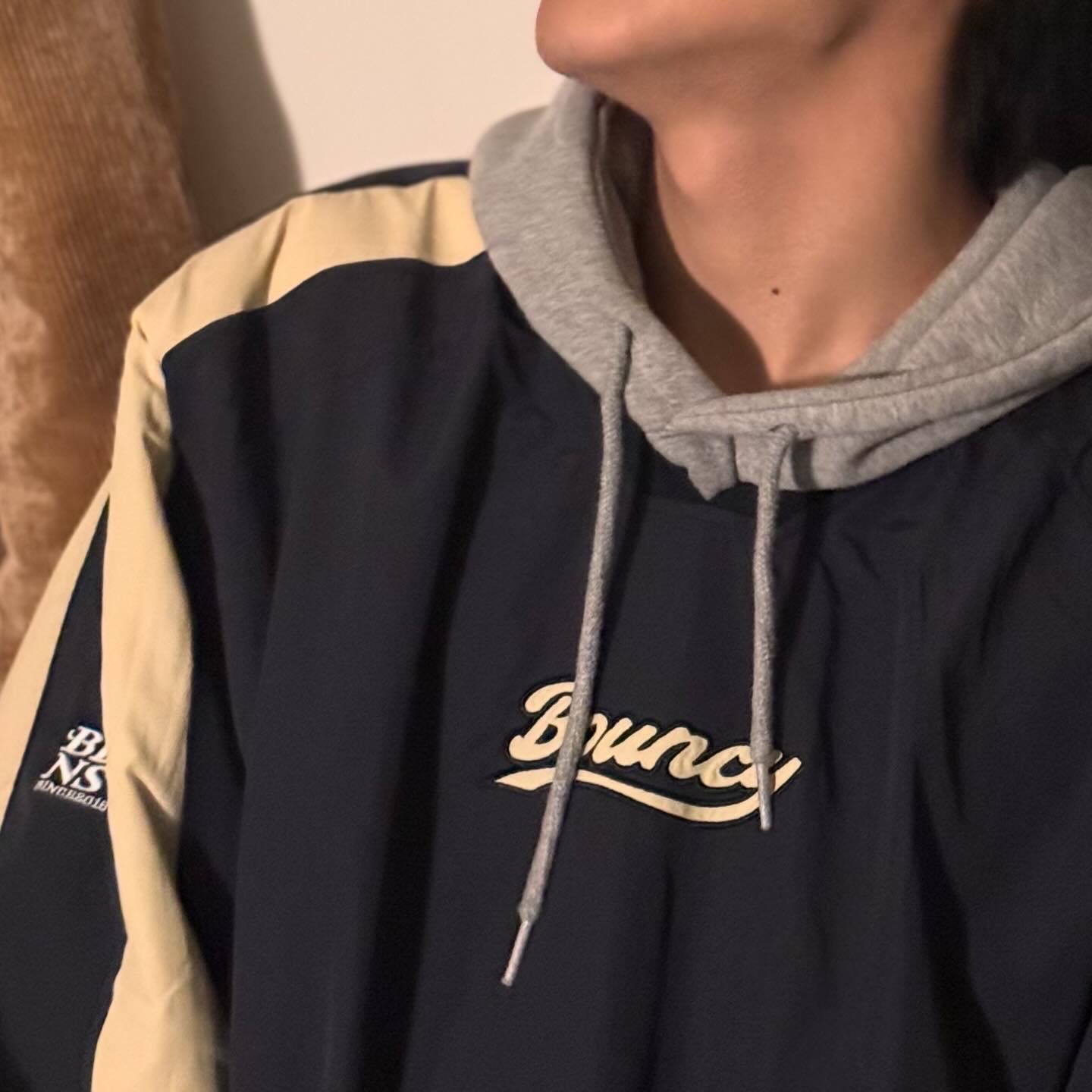 BDNS Videokids Hoodie Grey 착용 스타일 - 1