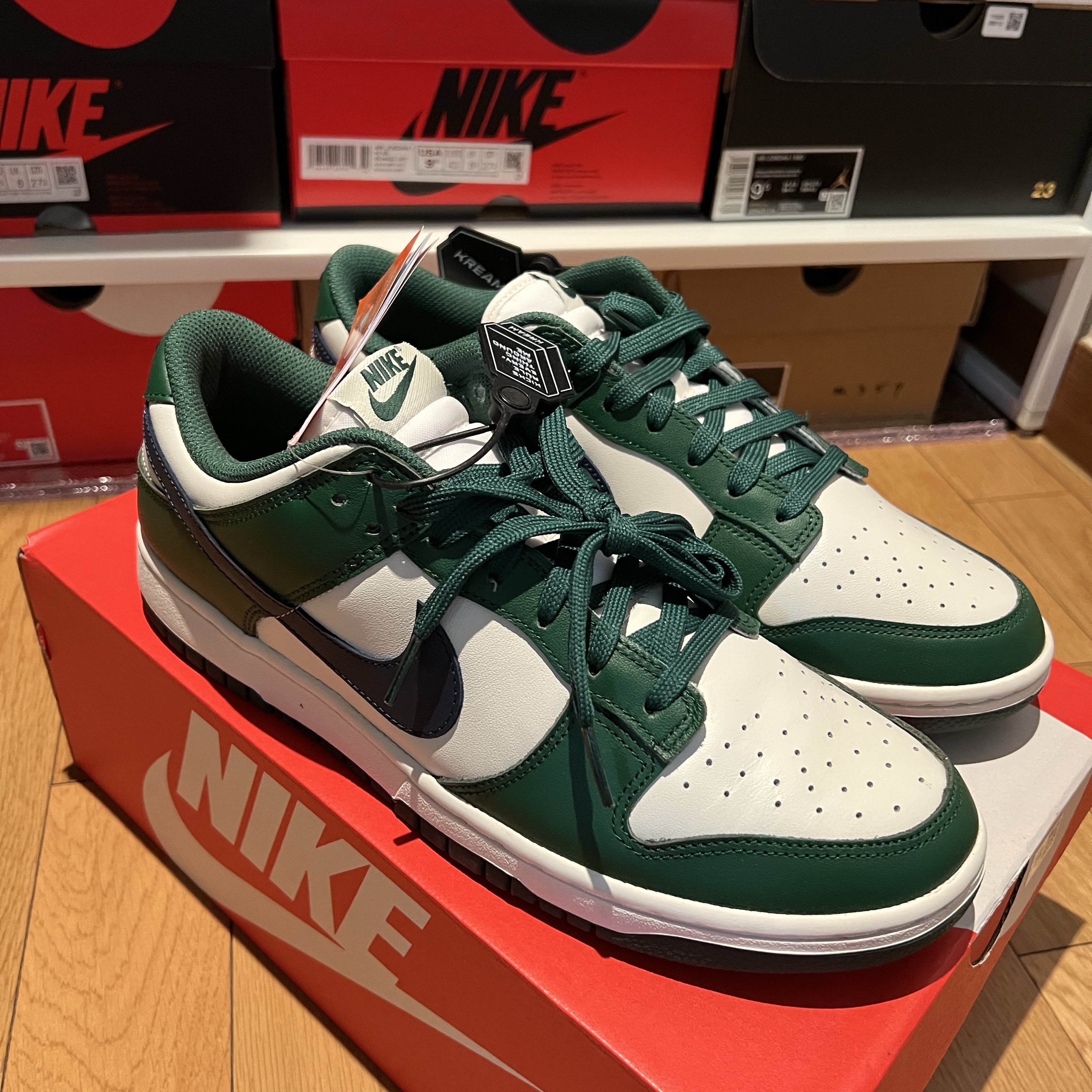 (W) Nike Dunk Low Gorge Green 착용 스타일