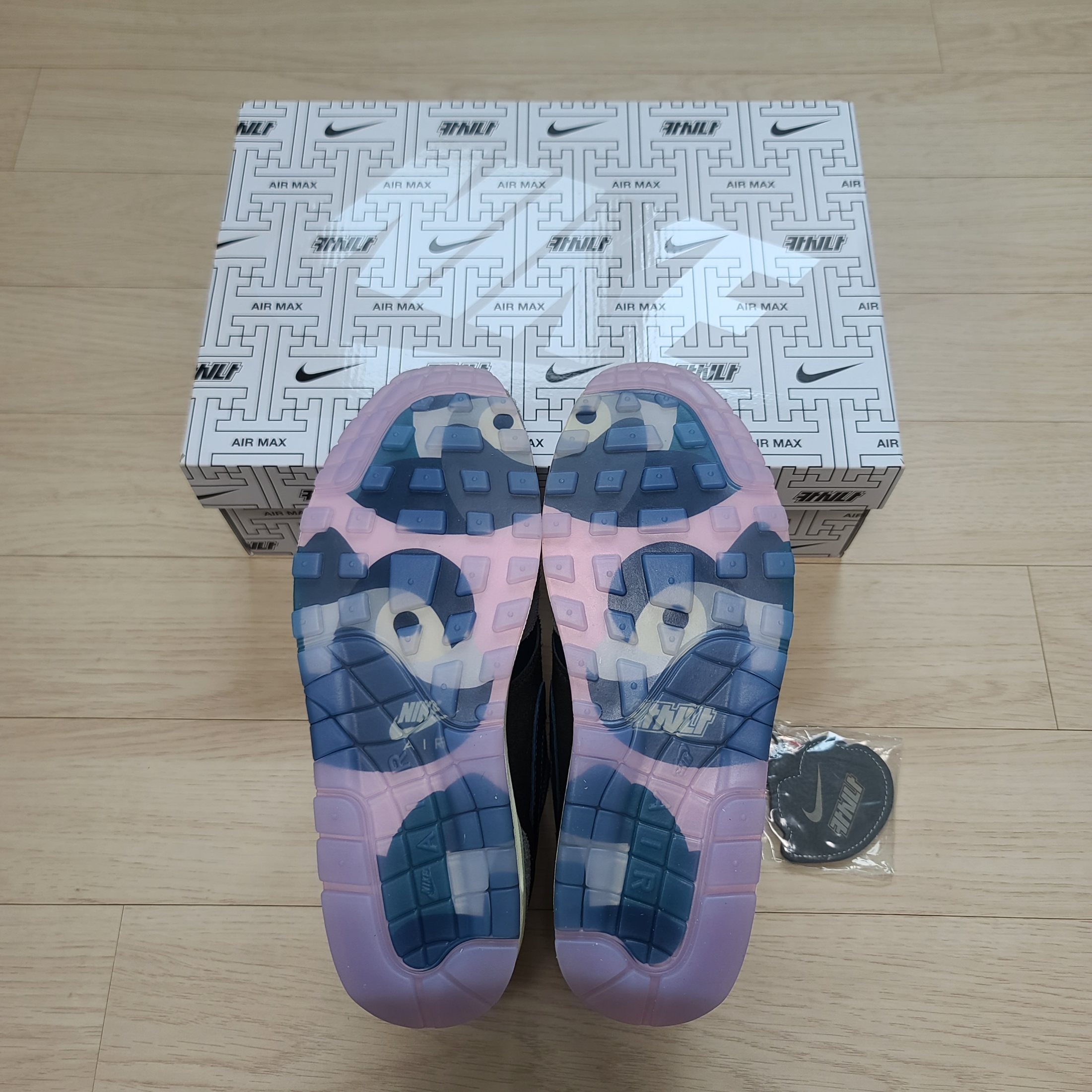 Nike x Kasina Air Max 1 SP Won-Ang Particle Grey 착용 스타일 - 4