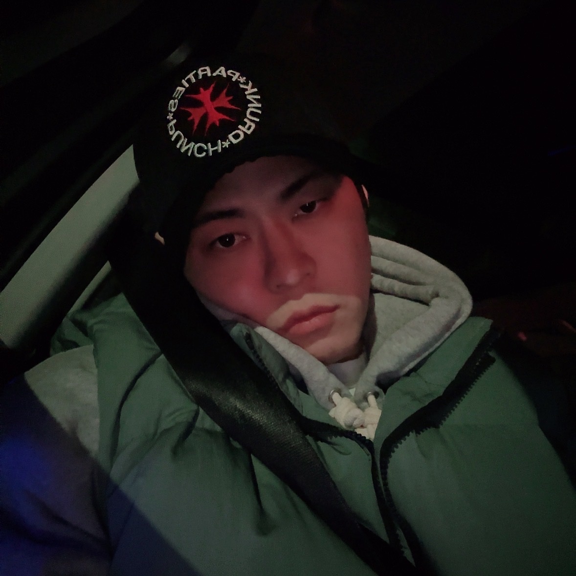 Punch Drunk Parties Gyeolsoc Dirt Cap Black 착용 스타일