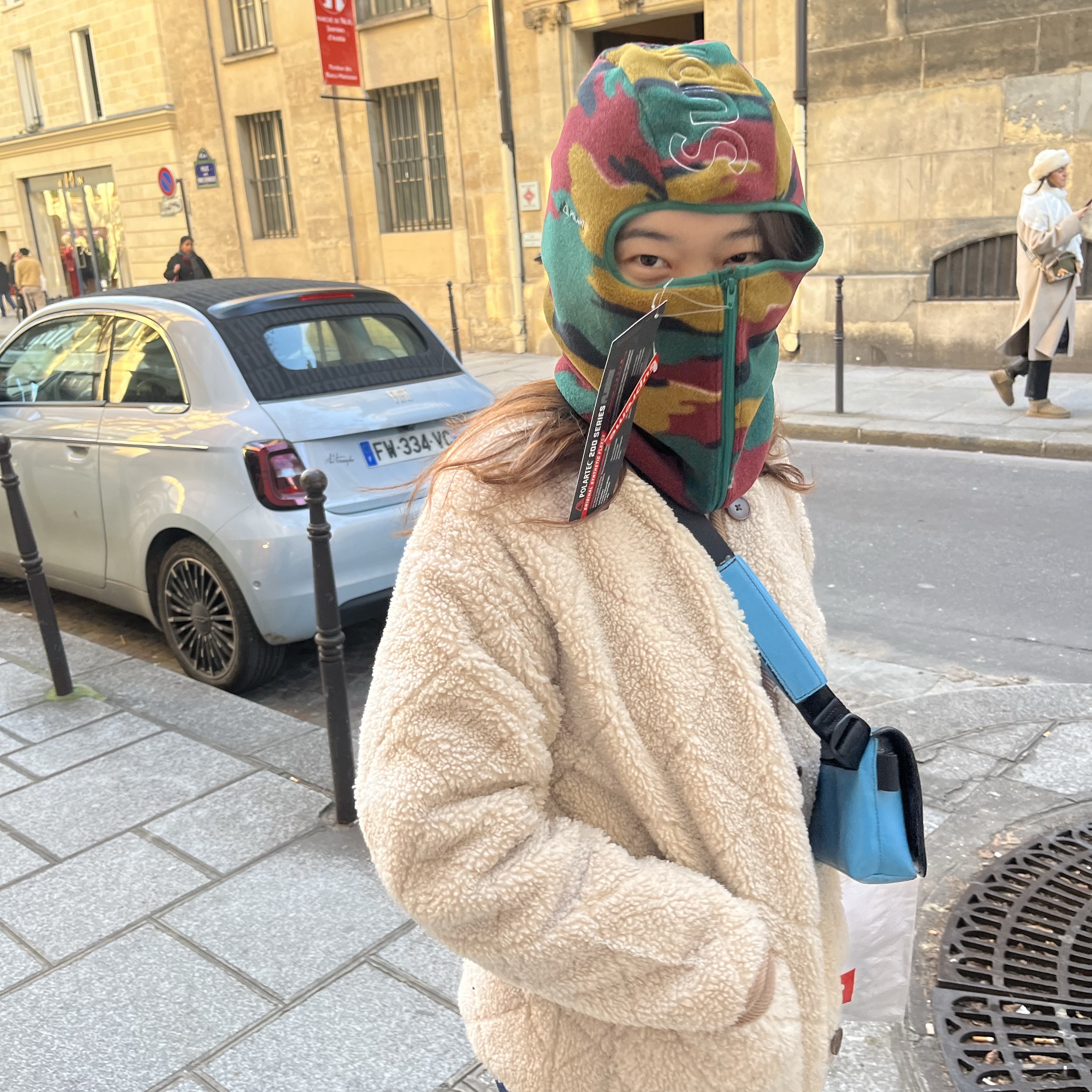 Supreme Polartec Zip Balaclava Camo - 23FW 착용 스타일