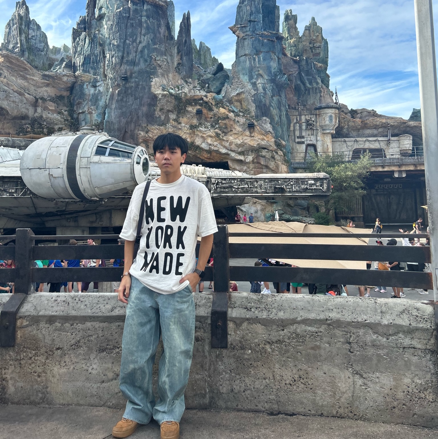 Human Made New York T-Shirt White - New York Pop-Up Store Exclusive, Nike x Supreme Air Force 1 Low Flax 착용 스타일